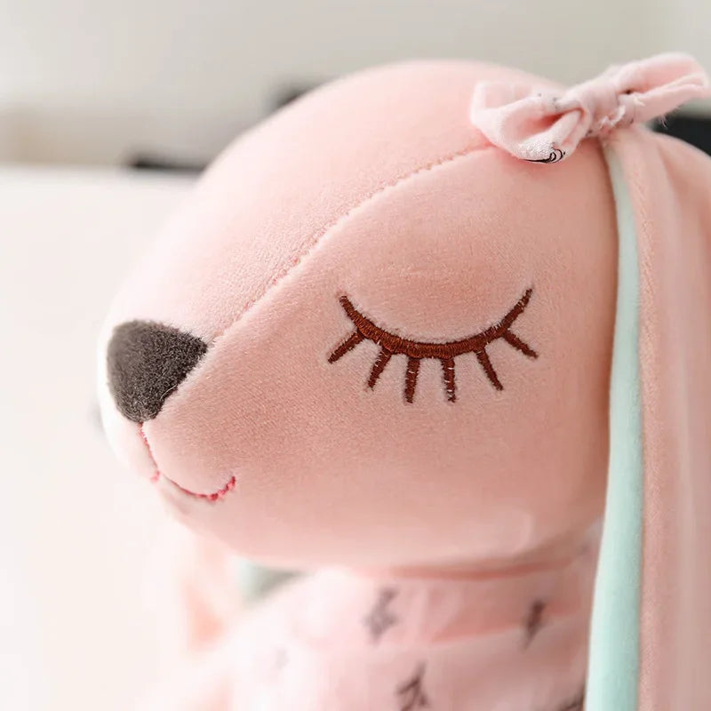 Coelho de Pelúcia Kawaii com Orelhas Longas para Crianças