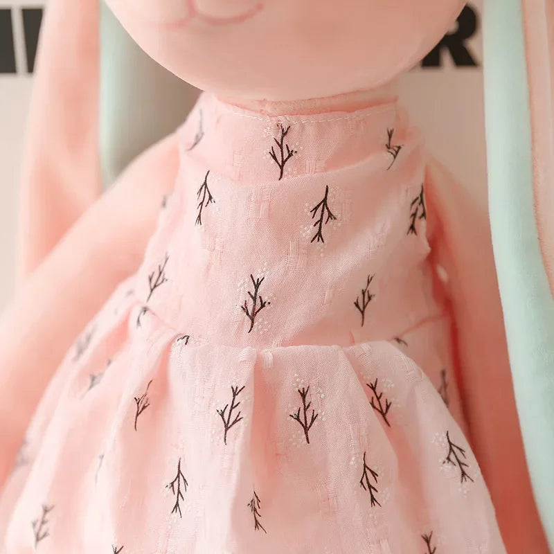Coelho de Pelúcia Kawaii com Orelhas Longas para Crianças