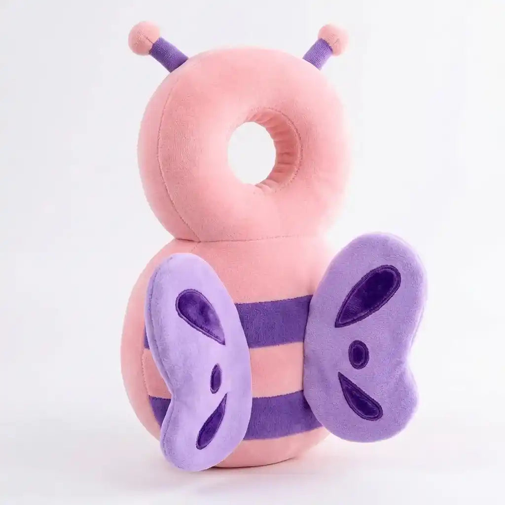 Almofada mochila protetora de cabeça bebê - Borboleta - Dakakids