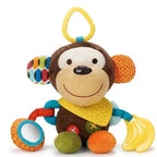 pelúcia multifuncional para bebê com mordedor e chocalho- Dakakids Macaco